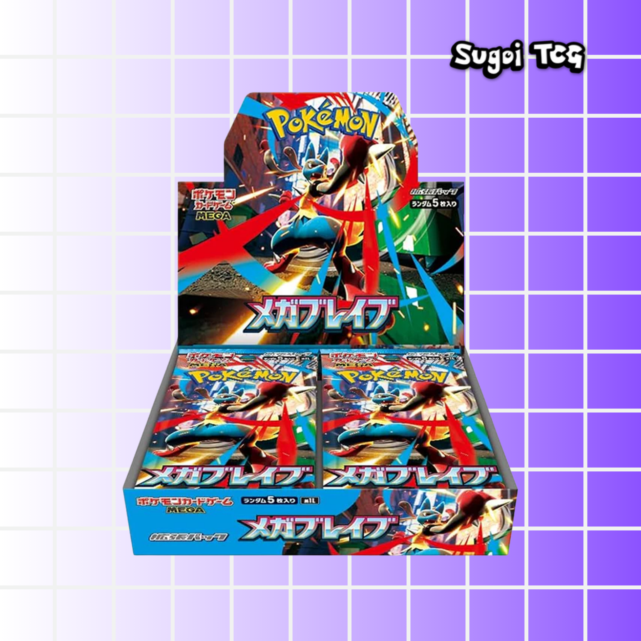 Display M1L – Mega Brave (Pokémon Japonais) Sugoi TCG