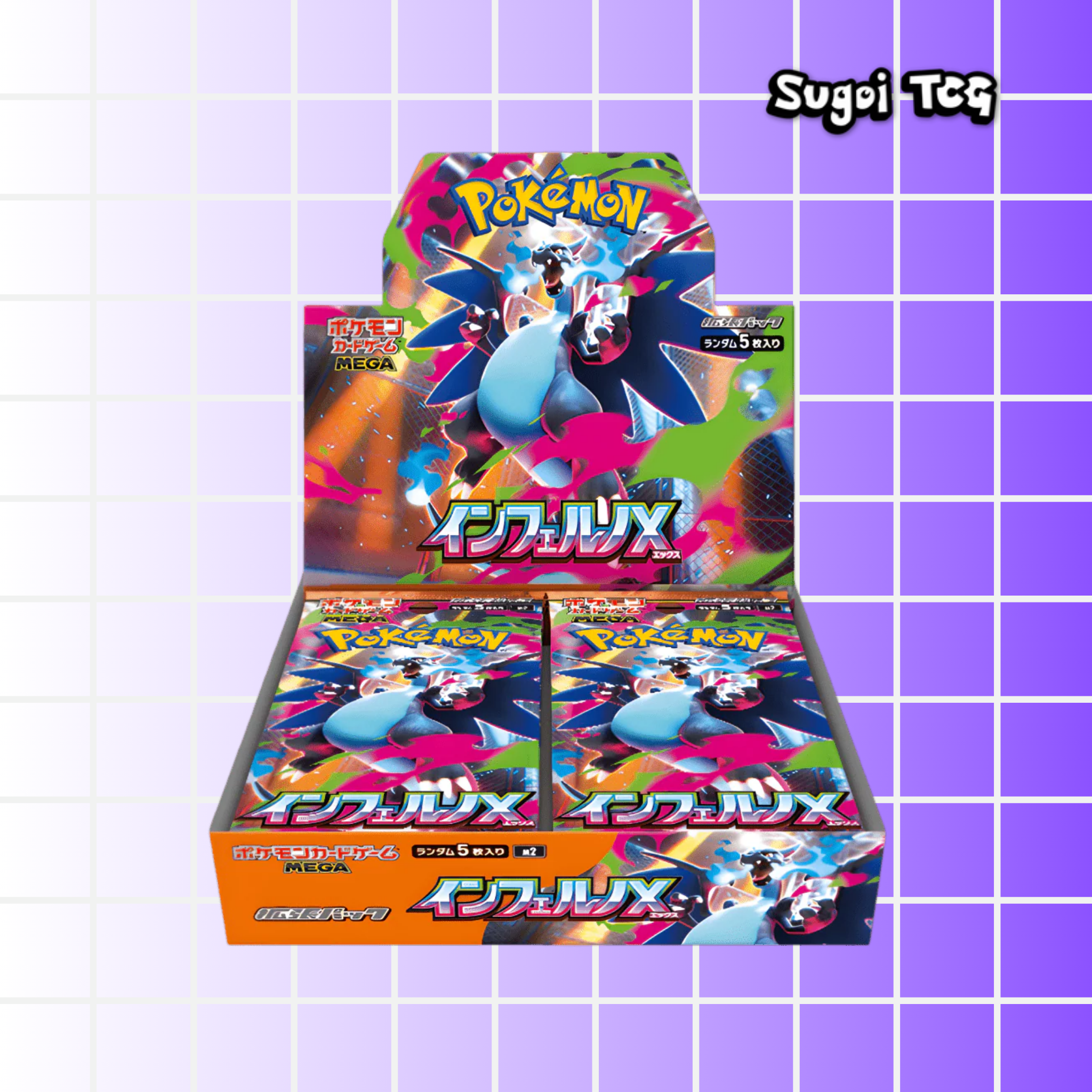 Display M2 – Mega Inferno X(Pokémon Japonais)