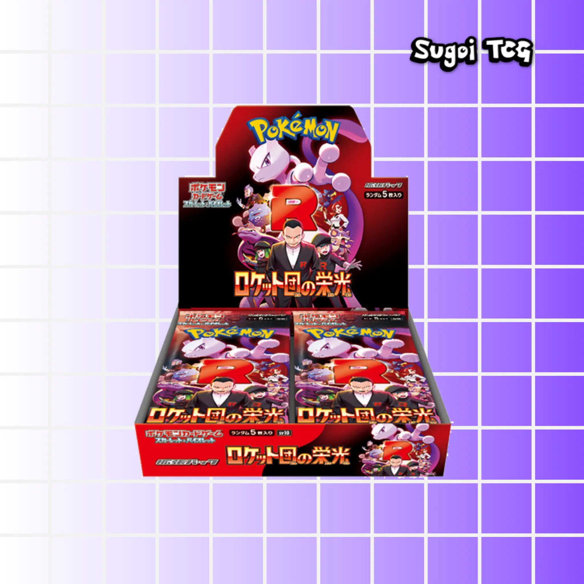 Display Pokémon Japonais SV10 Glory of team Rocket