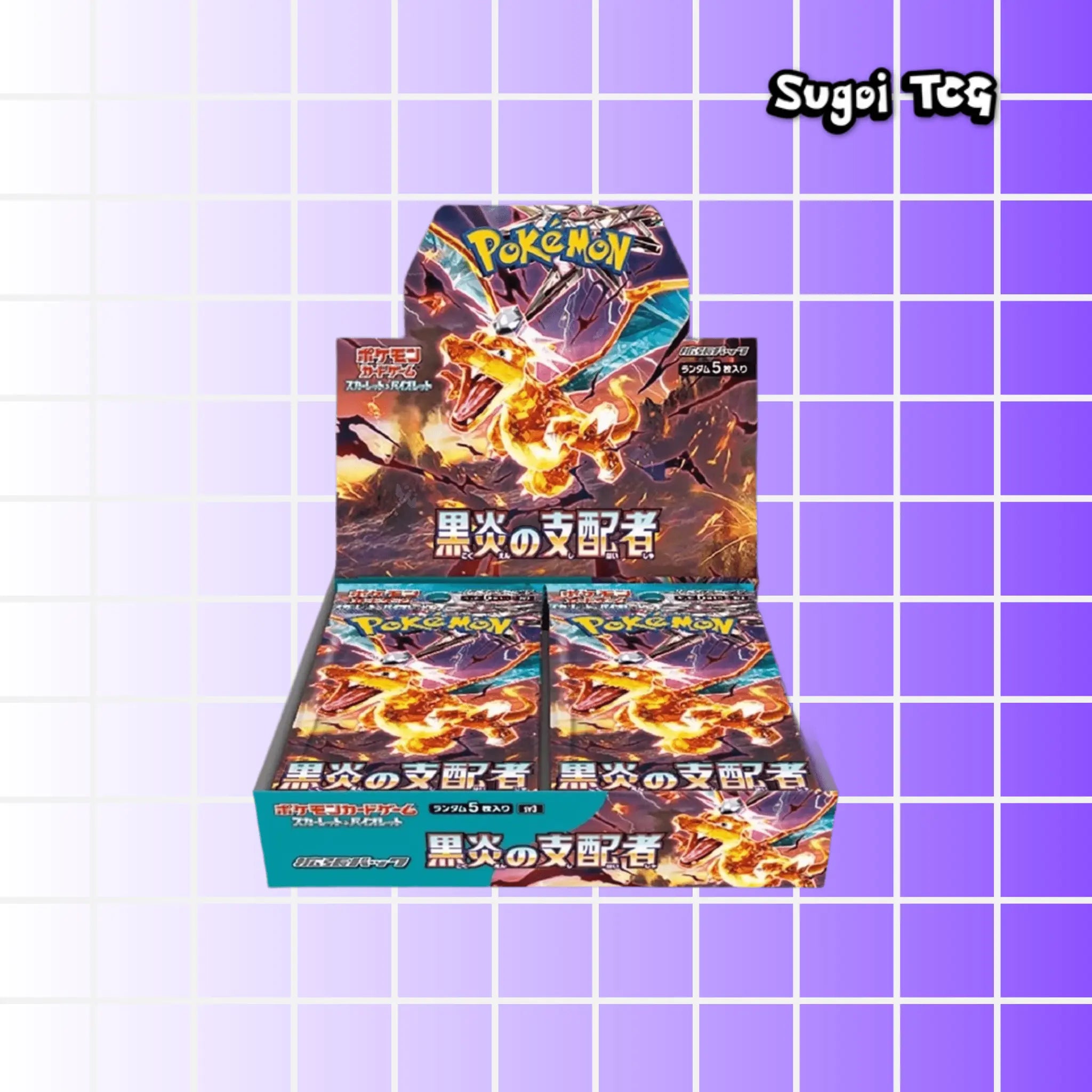 Display SV3 - Ruler of the Black Flame (Pokémon Japonais) - Sugoi TCG