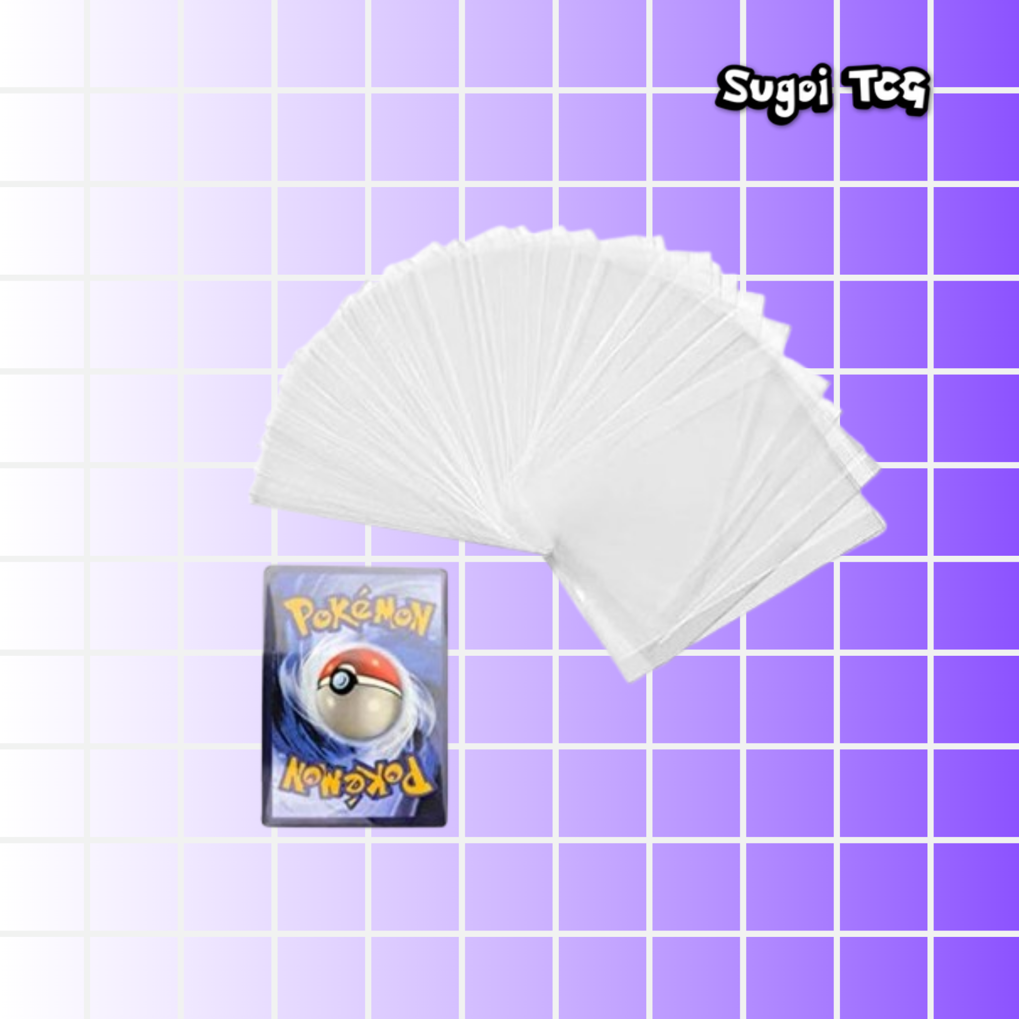 100 sleeves de protection Sugoi TCG