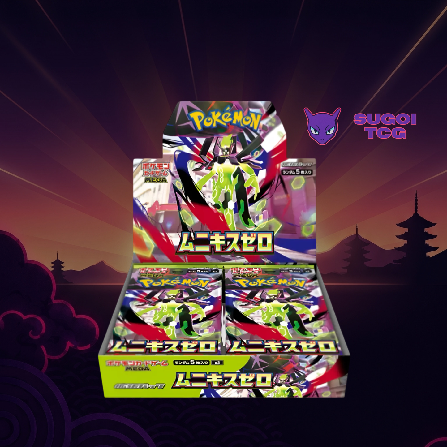Display M3 – Munikis zero Pokemon Japonais Sugoi TCG