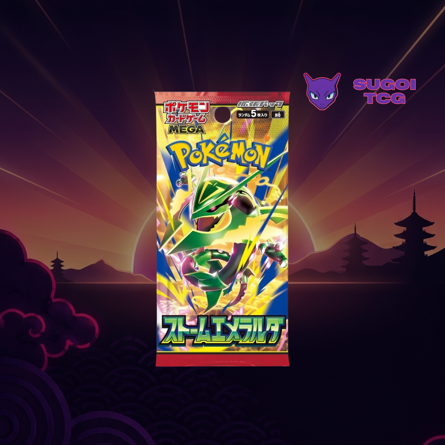 Booster Storm Emeralda - M6 - Japonais Sugoi TCG