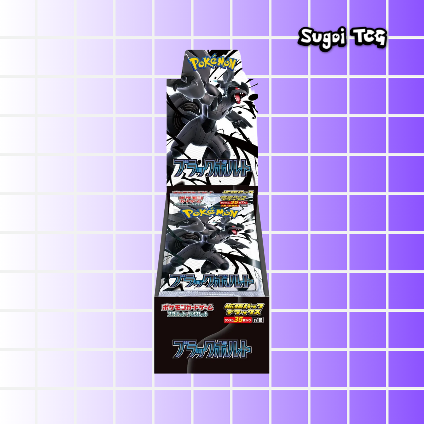 Display Deluxe SV11b – Black Bolt (Pokémon Japonais)