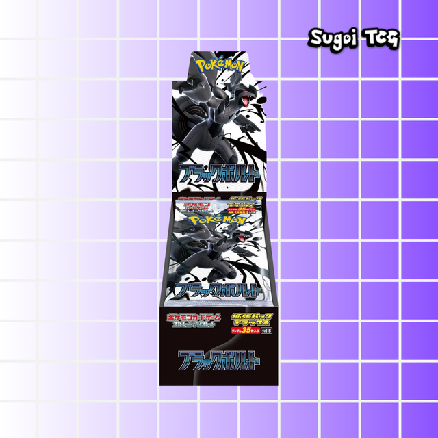 Display Deluxe SV11b – Black Bolt (Pokémon Japonais)