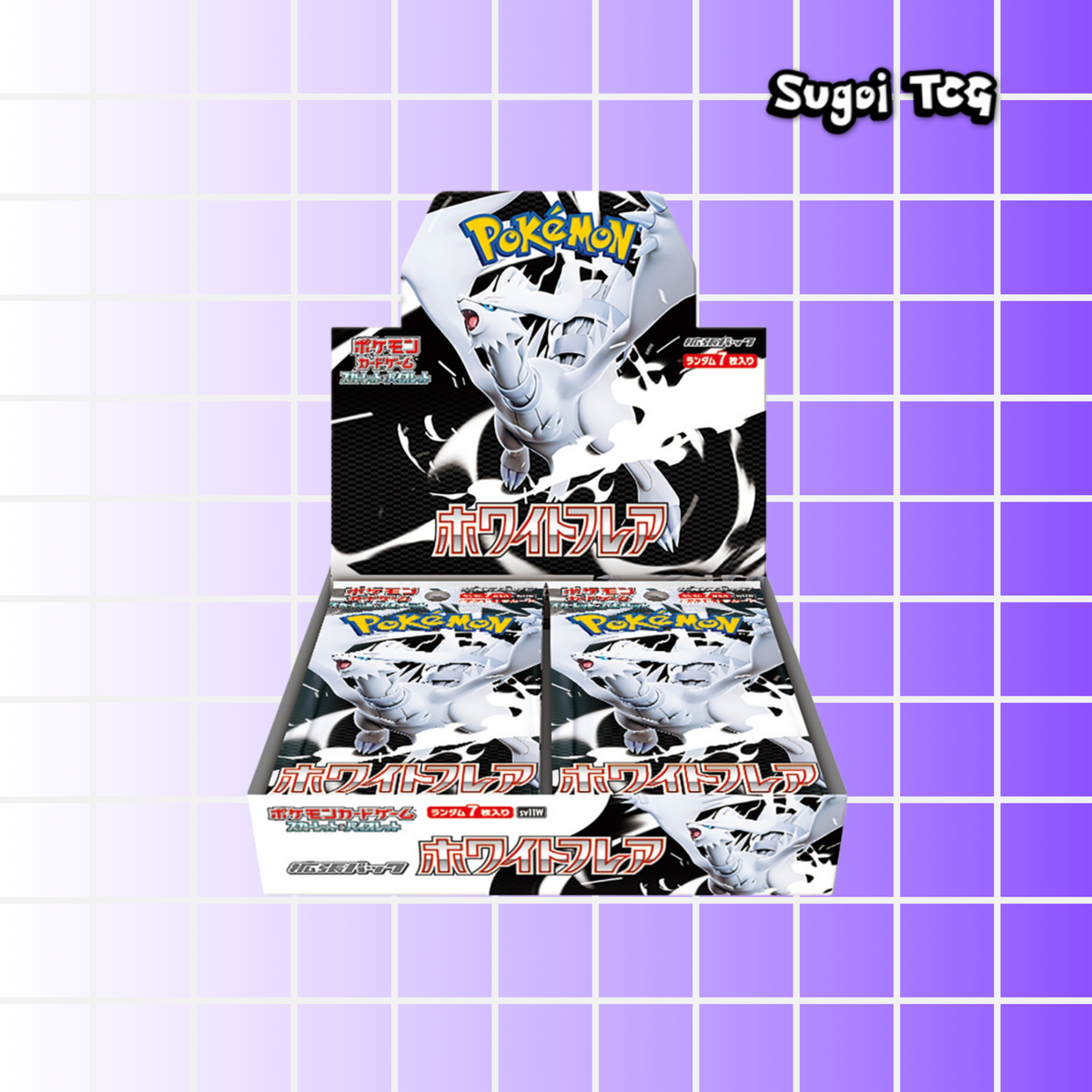 Pokémon Display – White Flare – Boîte Japonaise 20 Sachets – Écarlate & Violet